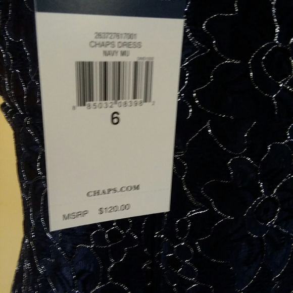 Chaps Evening Dress - Picture 3 of 5